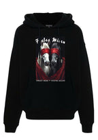 FesFas horse-print Hoodie | Black