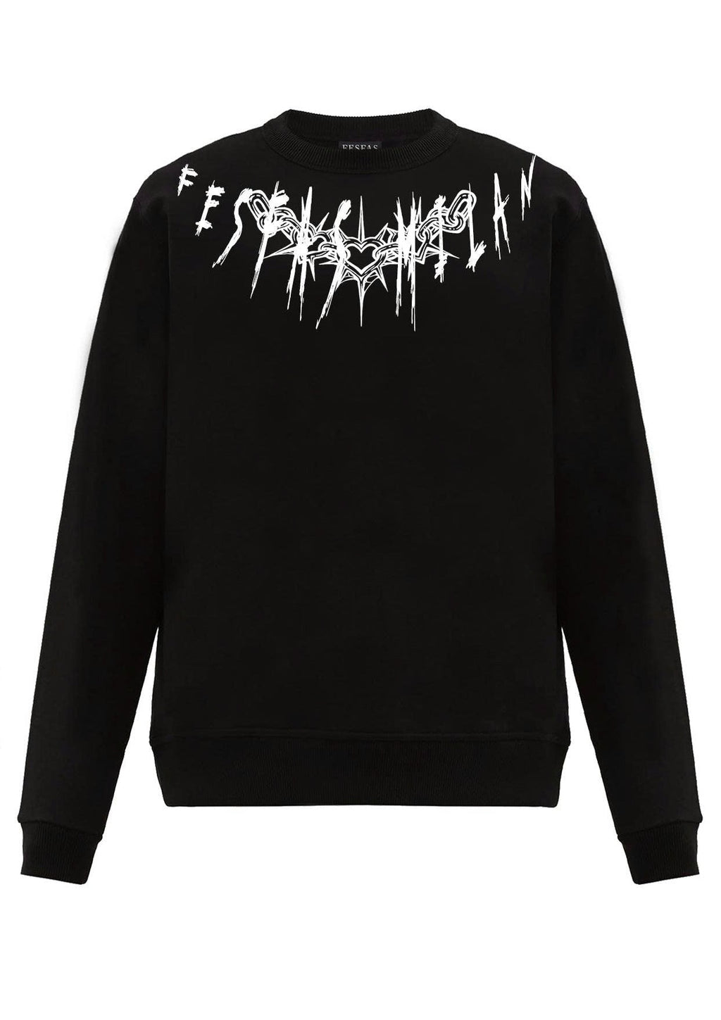 FesFas graphic-print Sweatshirt | Black