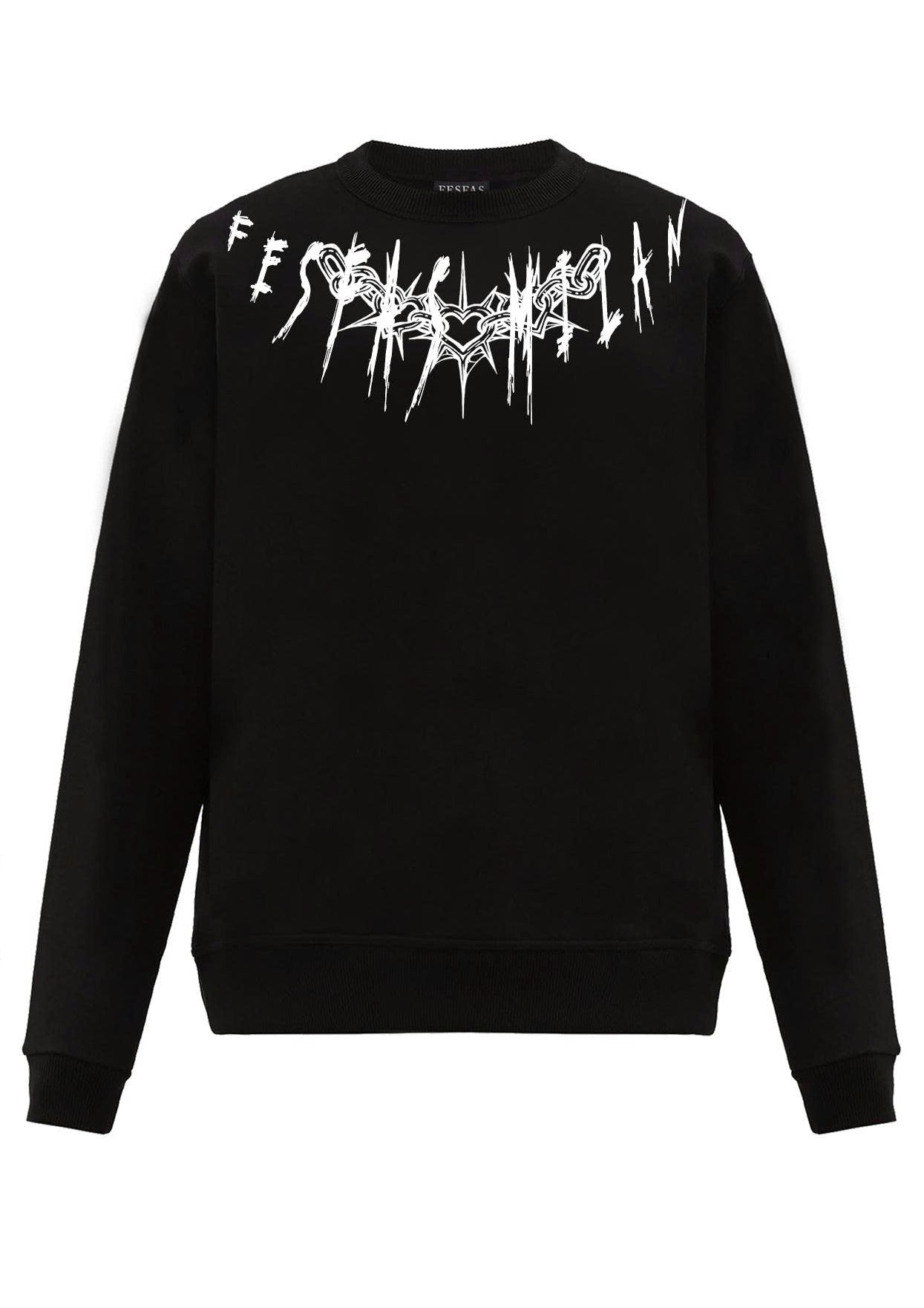FesFas graphic-print Sweatshirt | Black