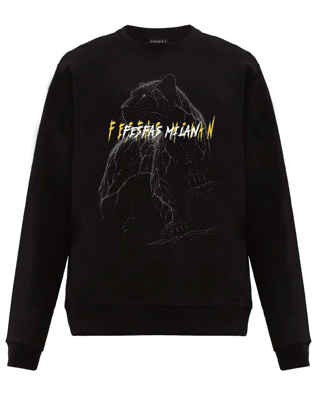 FesFas panther-print Sweatshirt | Black