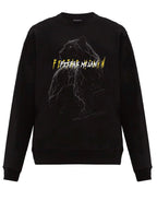 FesFas panther-print Sweatshirt | Black