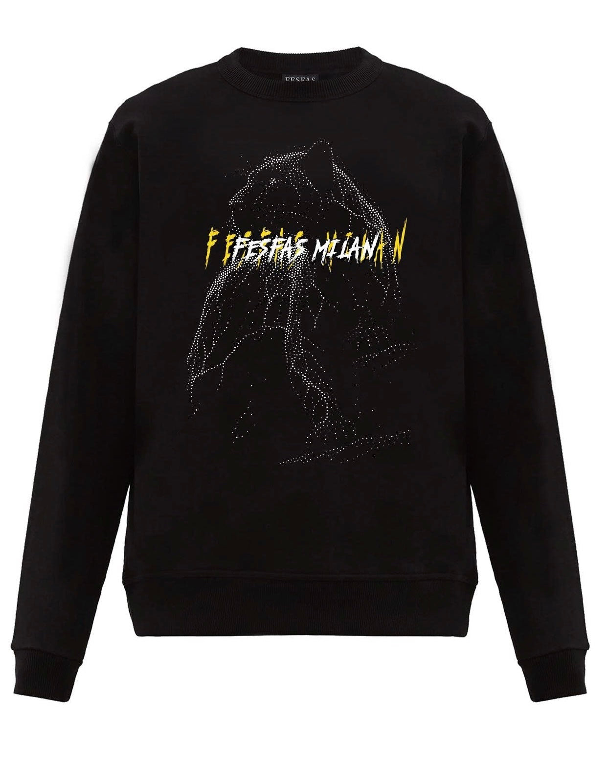FesFas panther-print Sweatshirt | Black
