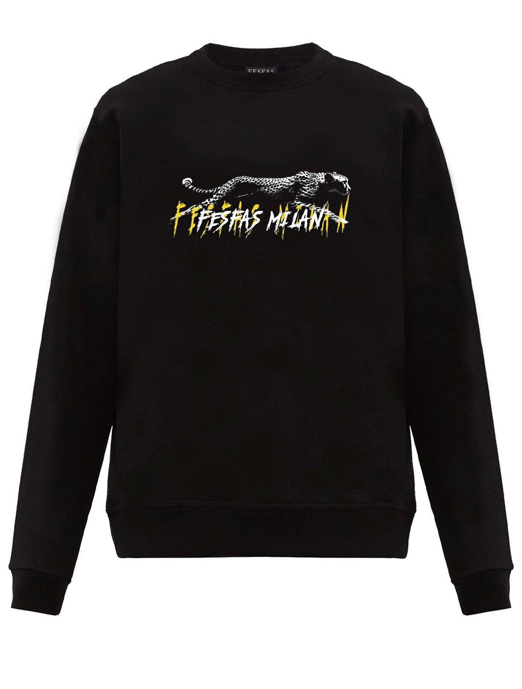 FesFas panther-print Sweatshirt | Black
