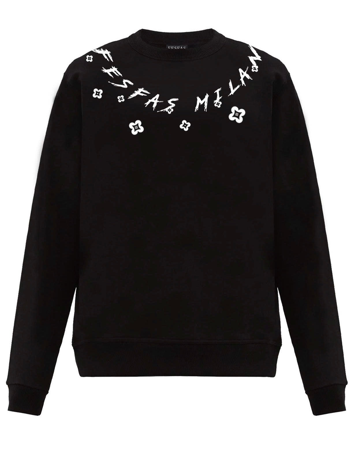 FesFas graphic-print Sweatshirt | Black