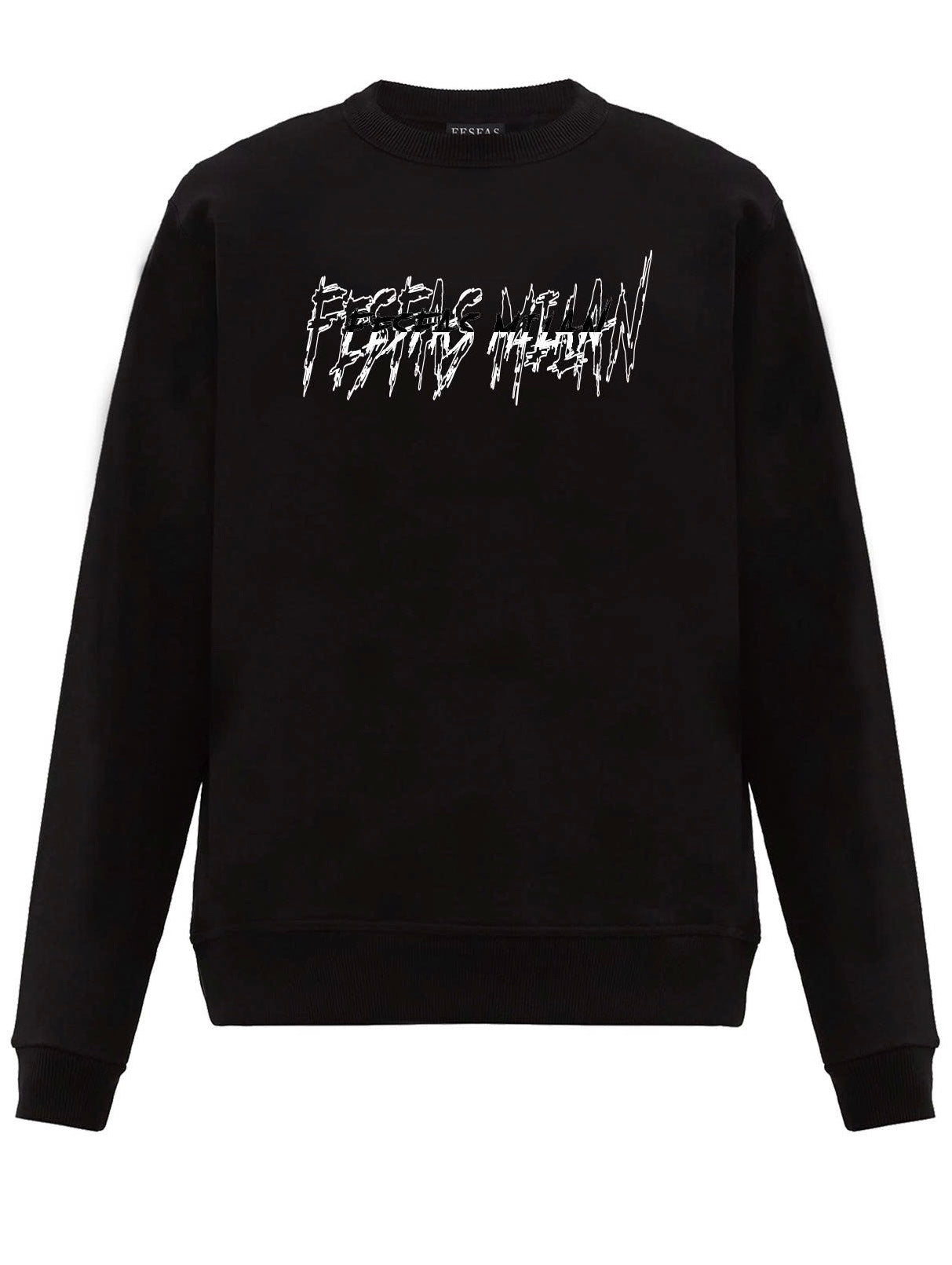 FesFas graphic-print Sweatshirt | Black