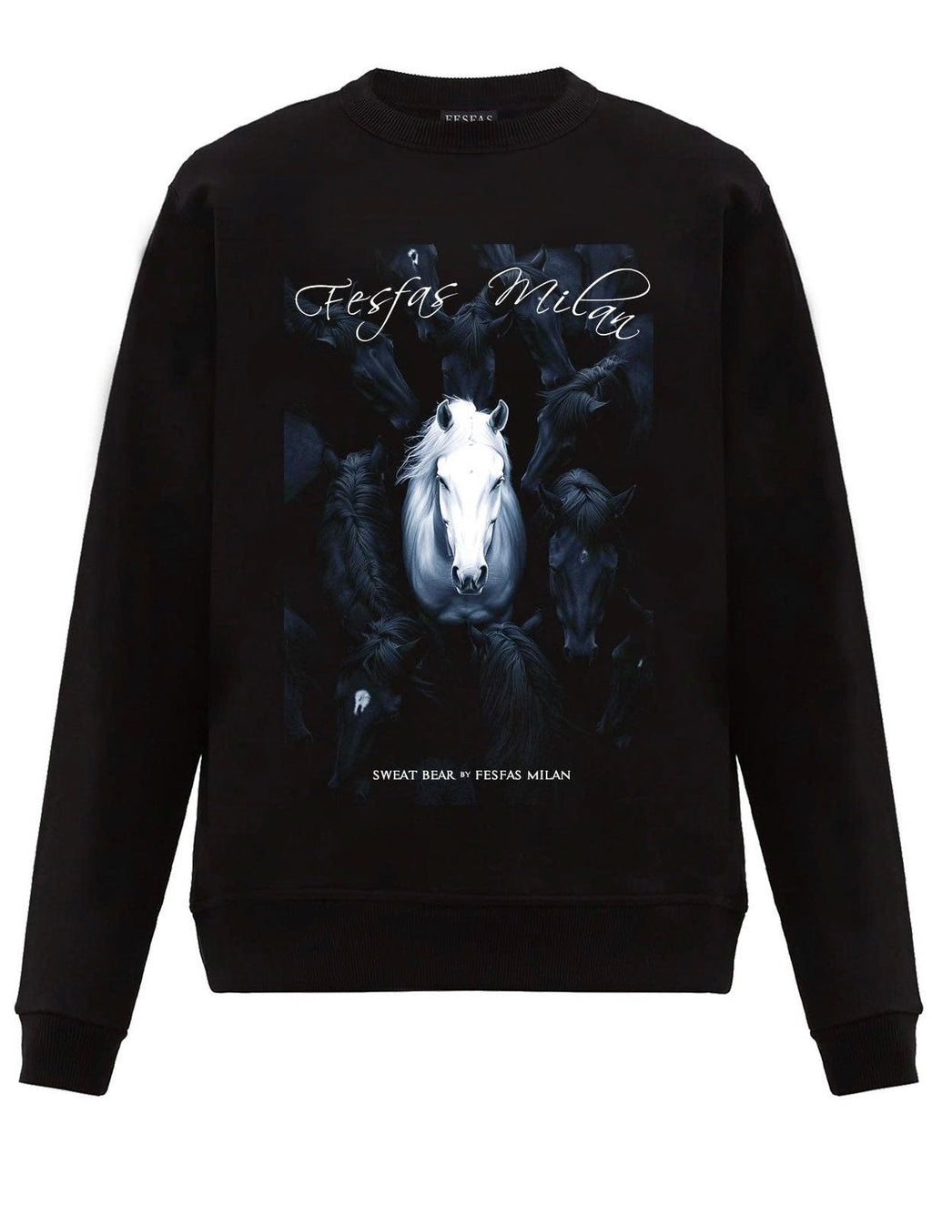 FesFas horse-print Sweatshirt | Black