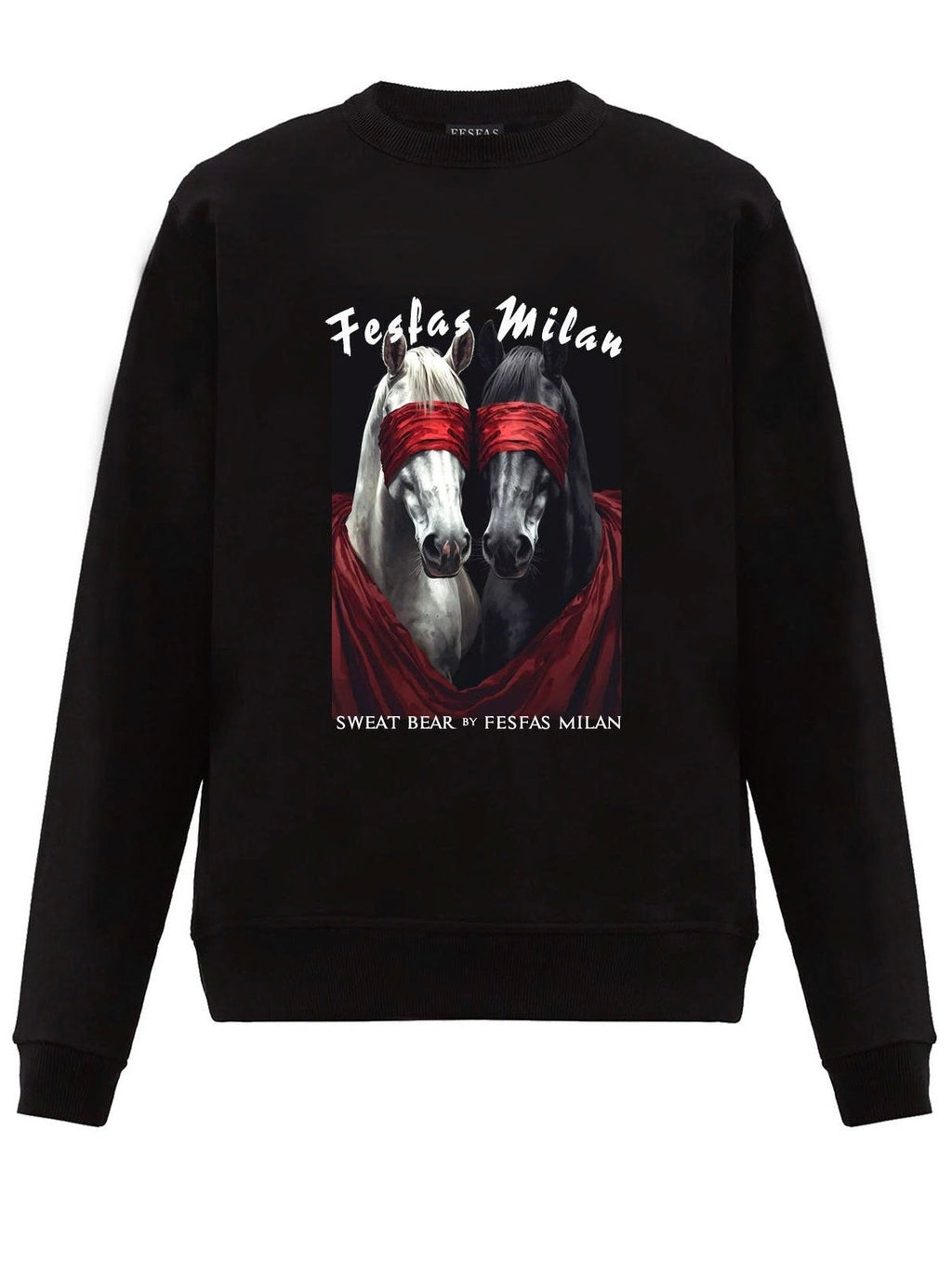 FesFas horse-print Sweatshirt | Black