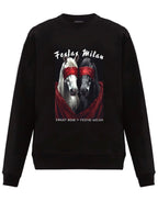FesFas horse-print Sweatshirt | Black