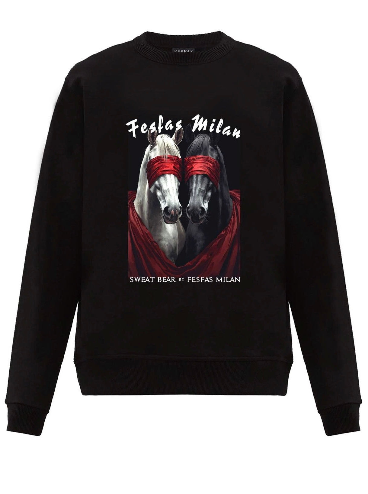 FesFas horse-print Sweatshirt | Black