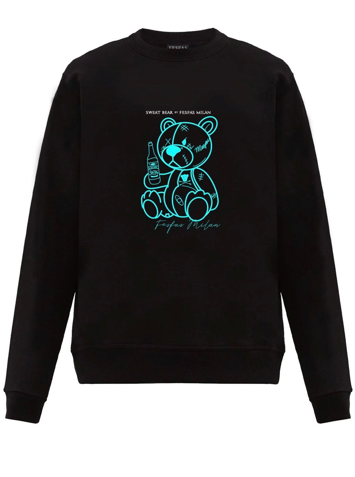 FesFas bear-print Sweatshirt | Black