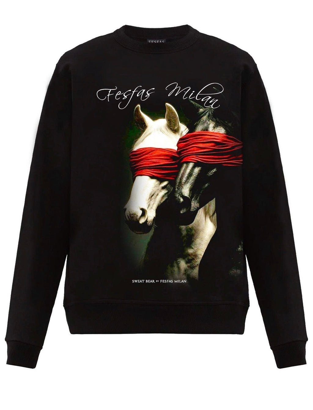 FesFas horse-print Sweatshirt | Black