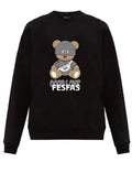 FesFas bear-print Sweatshirt | Black