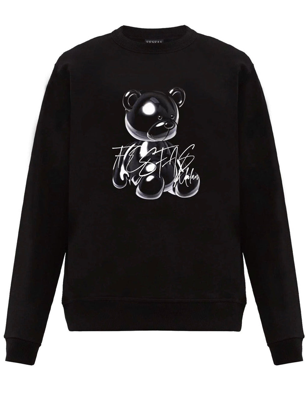 FesFas black bear-print Sweatshirt | Black