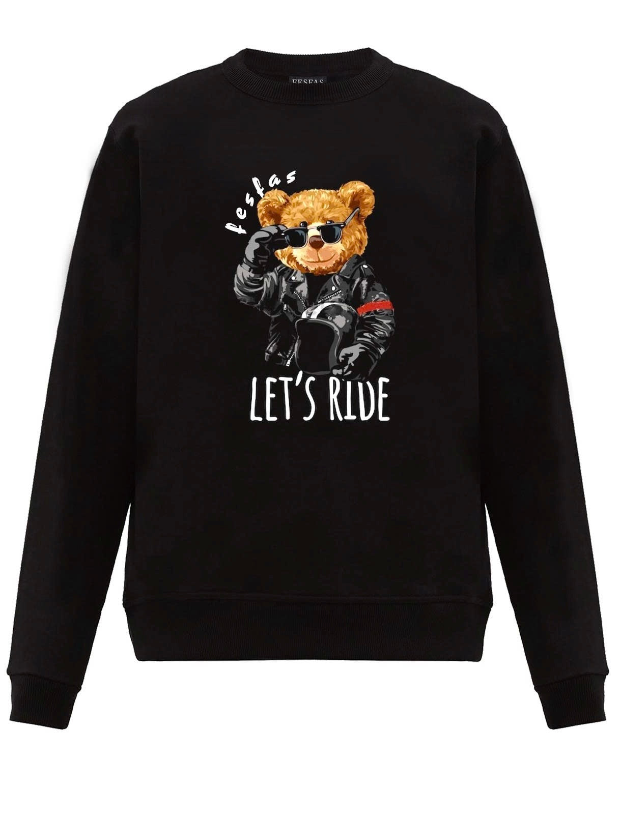 FesFas bear-print Sweatshirt | Black
