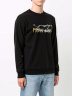 FesFas panther-print Sweatshirt | Black