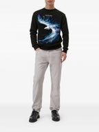 FesFas Eagle-print Sweatshirt | Black