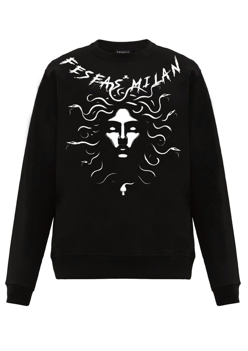 FesFas medusa-print Sweatshirt | Black