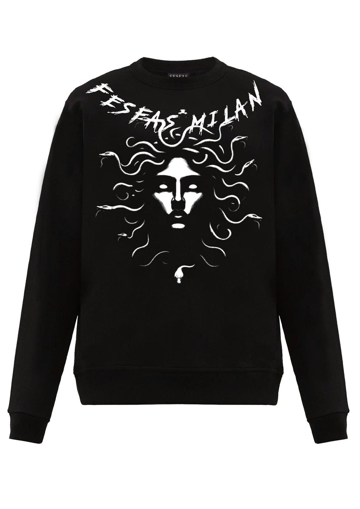 FesFas medusa-print Sweatshirt | Black
