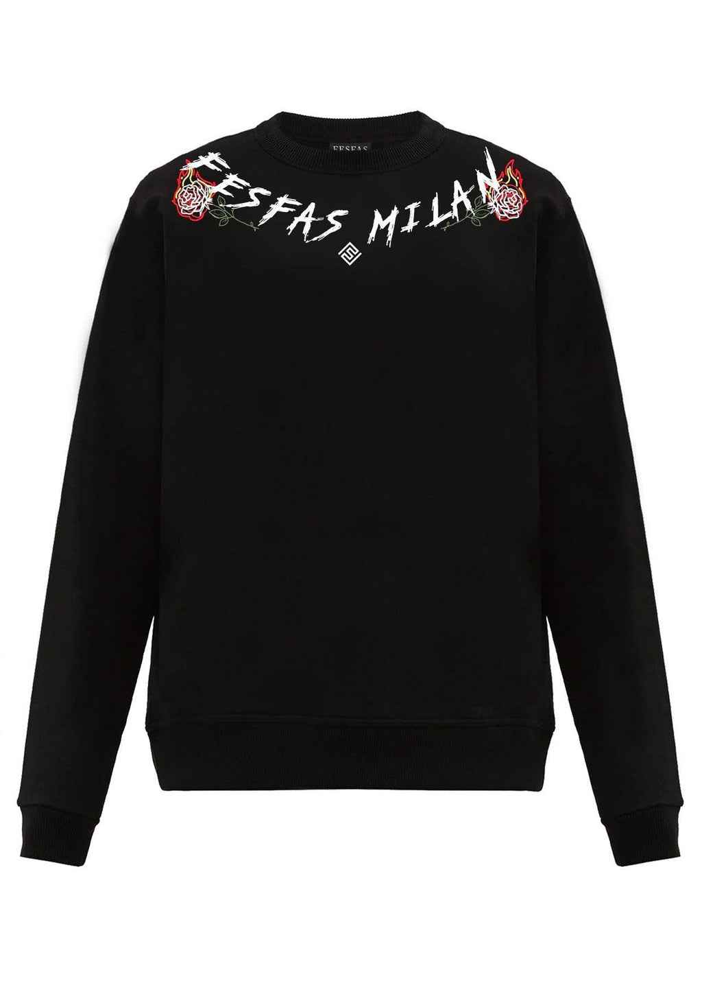 FesFas graphic-print Sweatshirt | Black