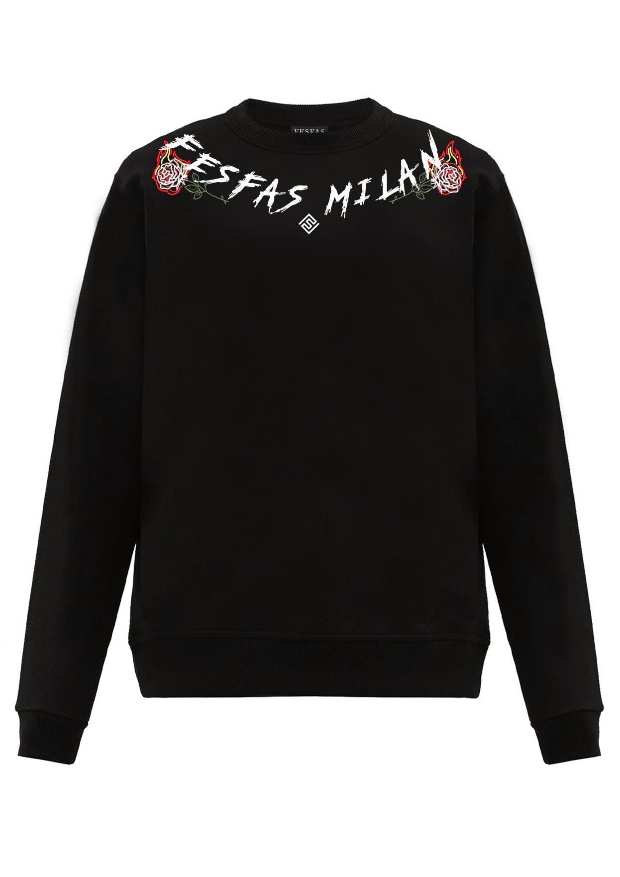 FesFas graphic-print Sweatshirt | Black