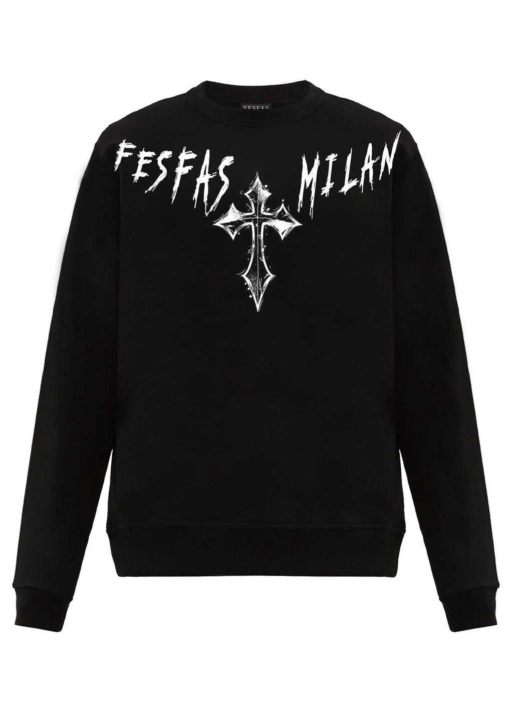 FesFas graphic-print Sweatshirt | Black