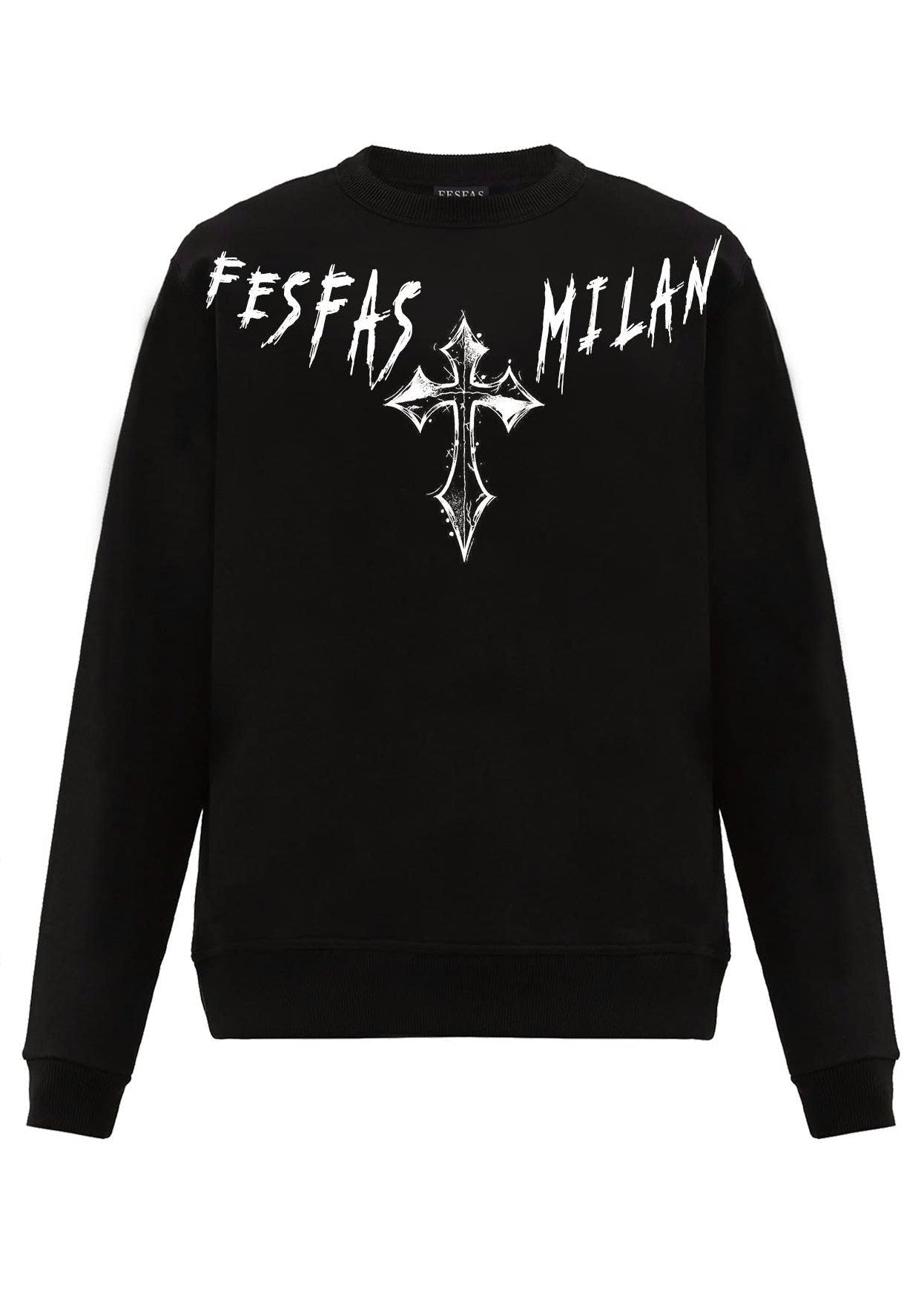 FesFas graphic-print Sweatshirt | Black