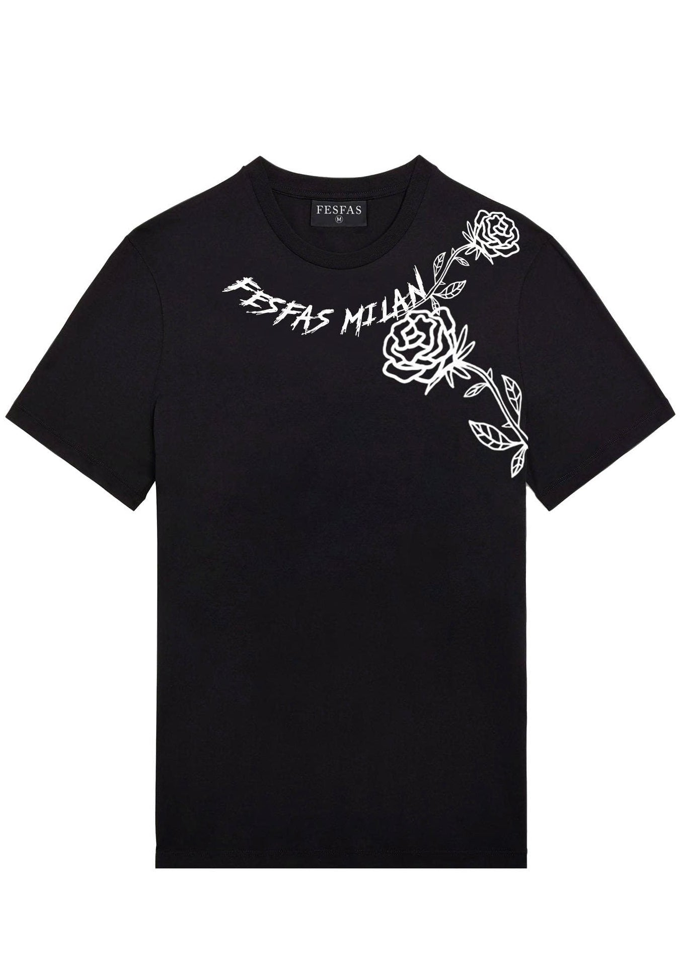 FesFas graphic-print T-shirt | Black | Men