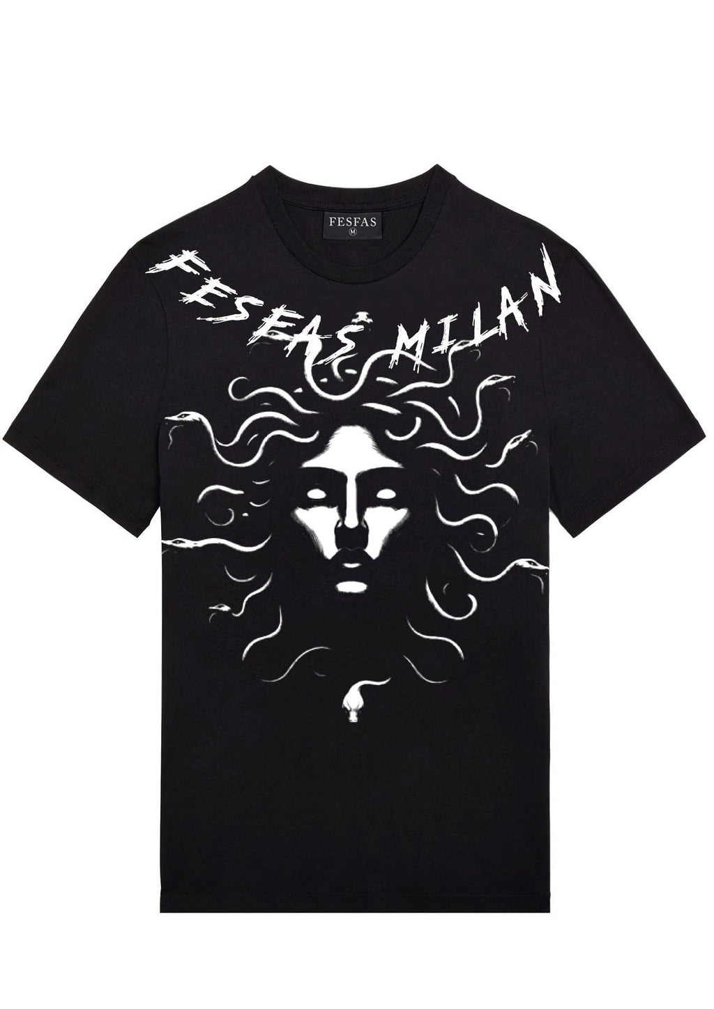 FesFas medusa-print T-shirt | Black | Men