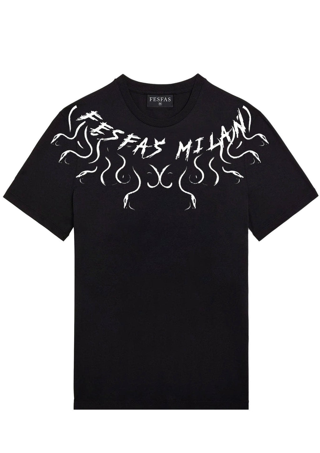 FesFas graphic-print T-shirt | Black | Men