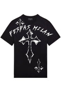 FesFas cross-print T-shirt | Black | Men