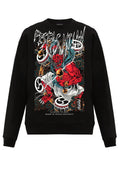 FesFas storm warrior-print Sweatshirt | Black