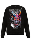 FesFas samurai-print Sweatshirt | Black
