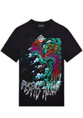 FesFas tattoos-print T-shirt | Black