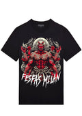 FesFas tattoos-print T-shirt | Black