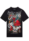FesFas thunder god-print T-shirt | Black | Men
