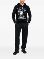 FesFas Medusa-print Hoodie | Black