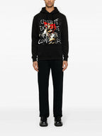 FesFas Napoleon-print Hoodie | Black