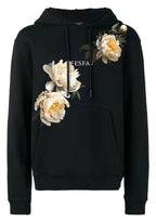 FesFas Flower-print Hoodie | Black