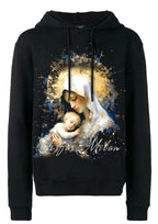 FesFas Maria-print Hoodie | Black