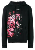 FesFas jaguar-print Hoodie | Black
