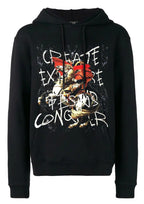 FesFas Napoleon-print Hoodie | Black