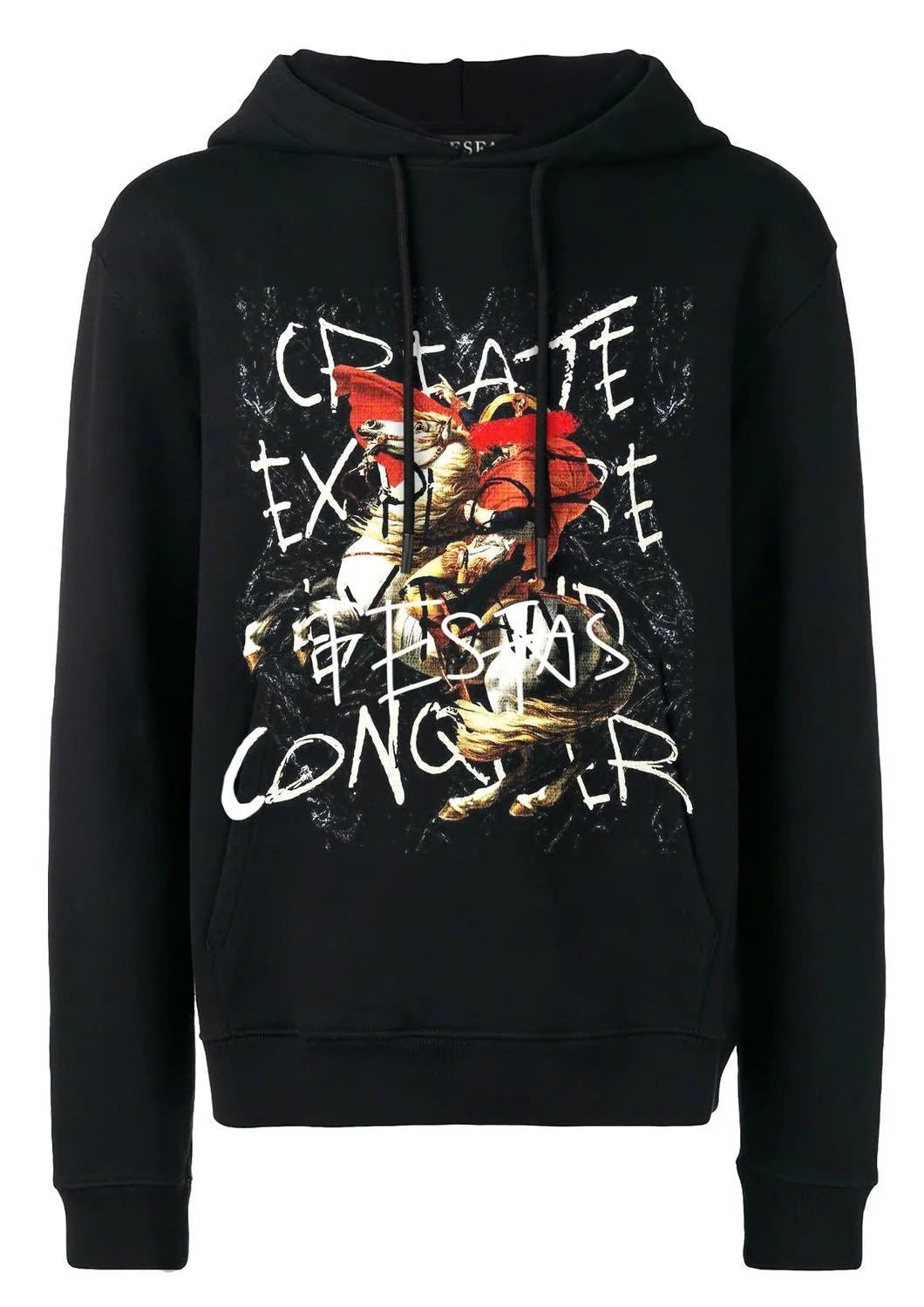FesFas Napoleon-print Hoodie | Black