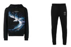 FesFas eagle-print Hoodie Set | Black