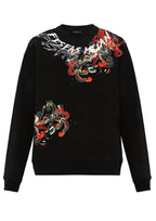 FesFas cloud-print Sweatshirt | Black