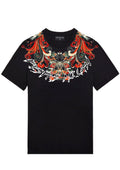 FesFas phoenix tail-print T-shirt | Black | Men