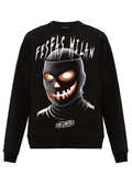 FesFas mask-print Sweatshirt | Black