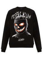 FesFas mask-print Sweatshirt | Black