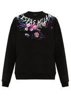 FesFas flowers-print Sweatshirt | Black