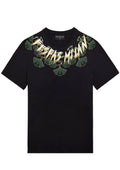 FesFas ginkgo leaves-print T-shirt | Black