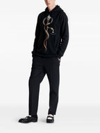 FesFas snake-print Hoodie | Black